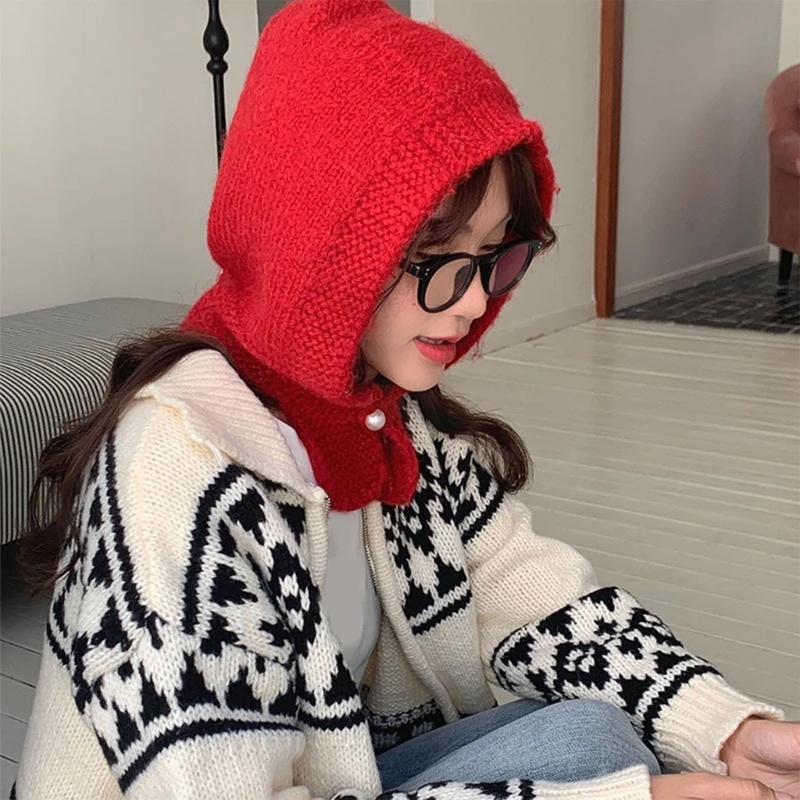 Sophisticated Unisex Hats Outdoor Fuzzy Winter Hat Handmade Protable Hat image 5