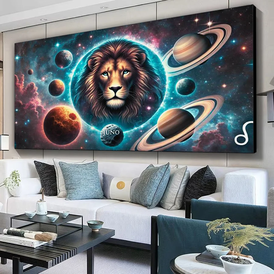 

Leo Picture Large Size Diy Diamond Painting New Arrival Planet Scenery Full Square Round Drill Mosaic Embroidery Kits Wall Decor