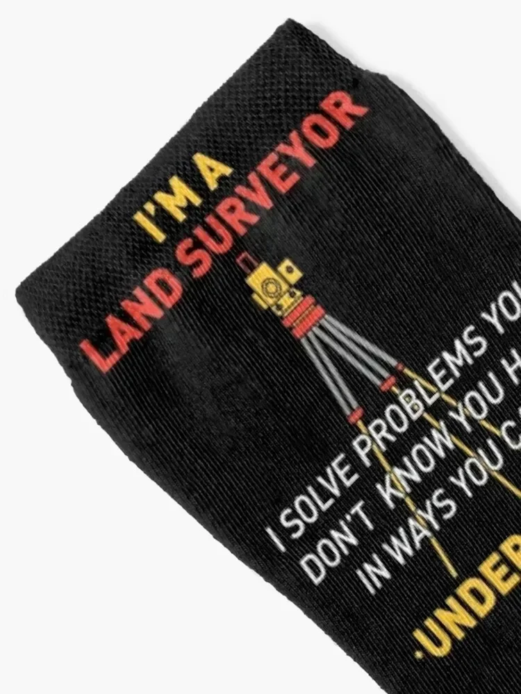 Land Survey GPS Land Surveyors Gifts Socks man anti slip football Socks For Girls Men's