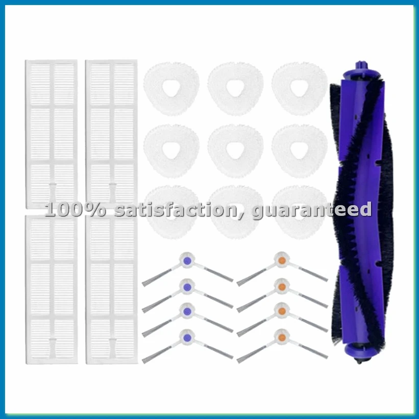 

Для Freo Versatile Self Mop J3: Роликовые и V-образные боковые щетки, салфетки для швабры, HEPA-фильтр, запасные части - ABRM