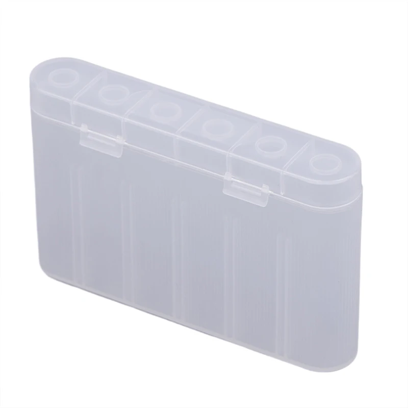 1PC 6 Slot Waterproof 18650 Batteries Storage Box DIY Accessories, Portable Holder Case Protectors Organiser