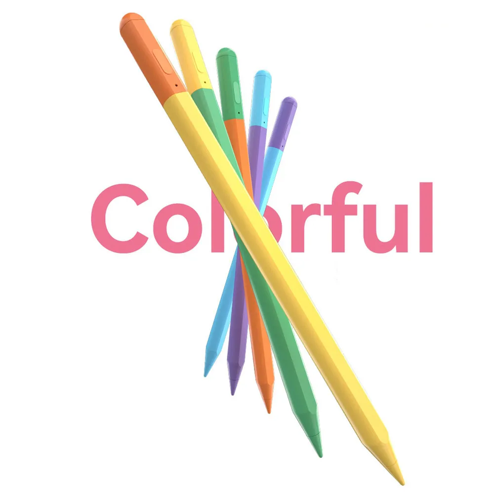 Android Colorful Tablet Stylus for Samsung Tab S6 Lite S7 Plus S8 S9 FE S Pen for Xiaomi Huawei OPPO Touch Pen Type C Charging