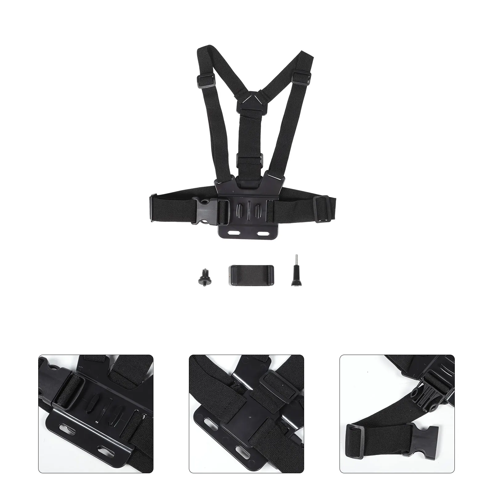

Sports Camera Chest Hanger Harness for Hiking Strap Phone Rope Outdoor Photography Adjustable Mount Action Running