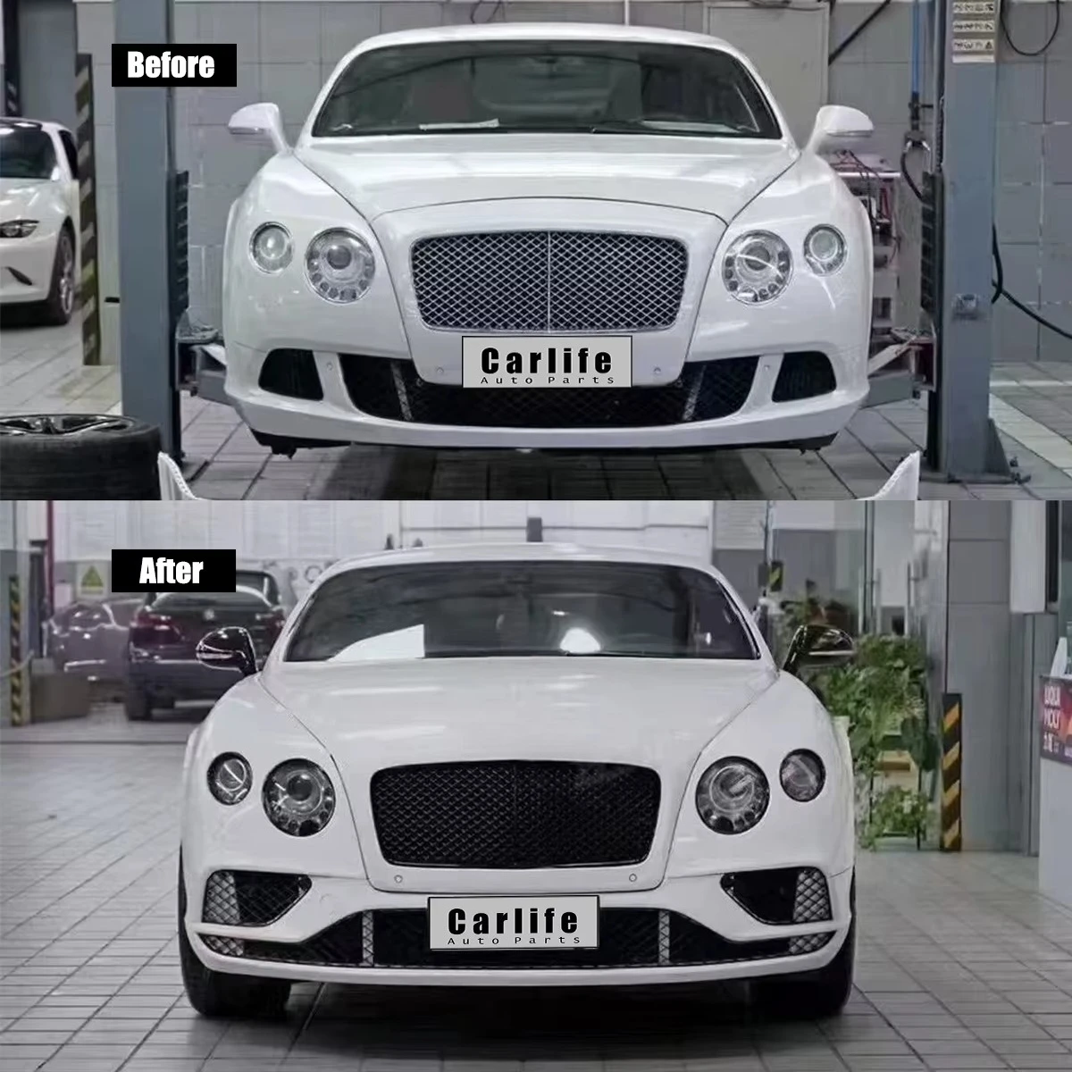 New Design Car Bumpers Body kit for Bentley Continental GT 4.0/6.0 2012-2015 Change to 2019 Style.
