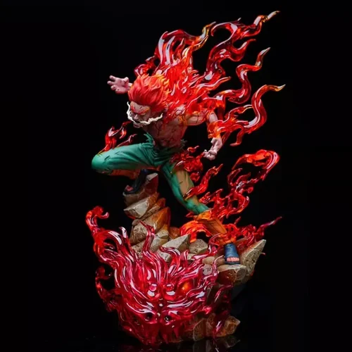 마이트 가이 나루토 애니메이션 피규어, 불멸의 액션 피규어, 앉아있는 모델 인형, PVC 컬렉션 책상 장식, 크리스마스 장난감, 28cm 