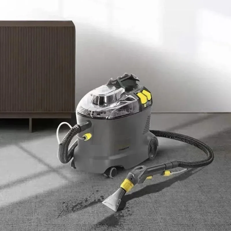 Commercial Spot Extractor Portable Carpet Upholstery Cleaning Machine Powerful Suction Hot Water Spraying Vacuum Washer