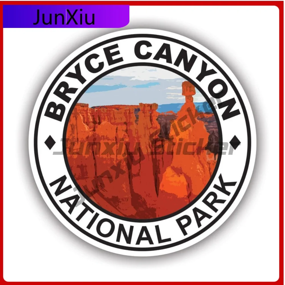 

Round Bryce Canyon Stickerwaterproof Outdoor Decalsrv Funny Window Waterproof Vinyl Decal For Cars Creative Decor High Quality