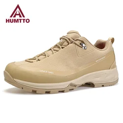 HUMTTO Hiking Shoes Luxury Designer Sneakers for Men Breathable Trekking Sneaker 2023 Men's Sports Shoes Outdoor Casual Trainers