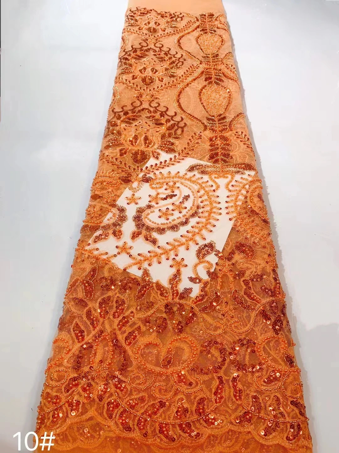 

New embroidered bead tube bubble bead three-dimensional embroidery lace, fashion temperament stage fashion evening dress