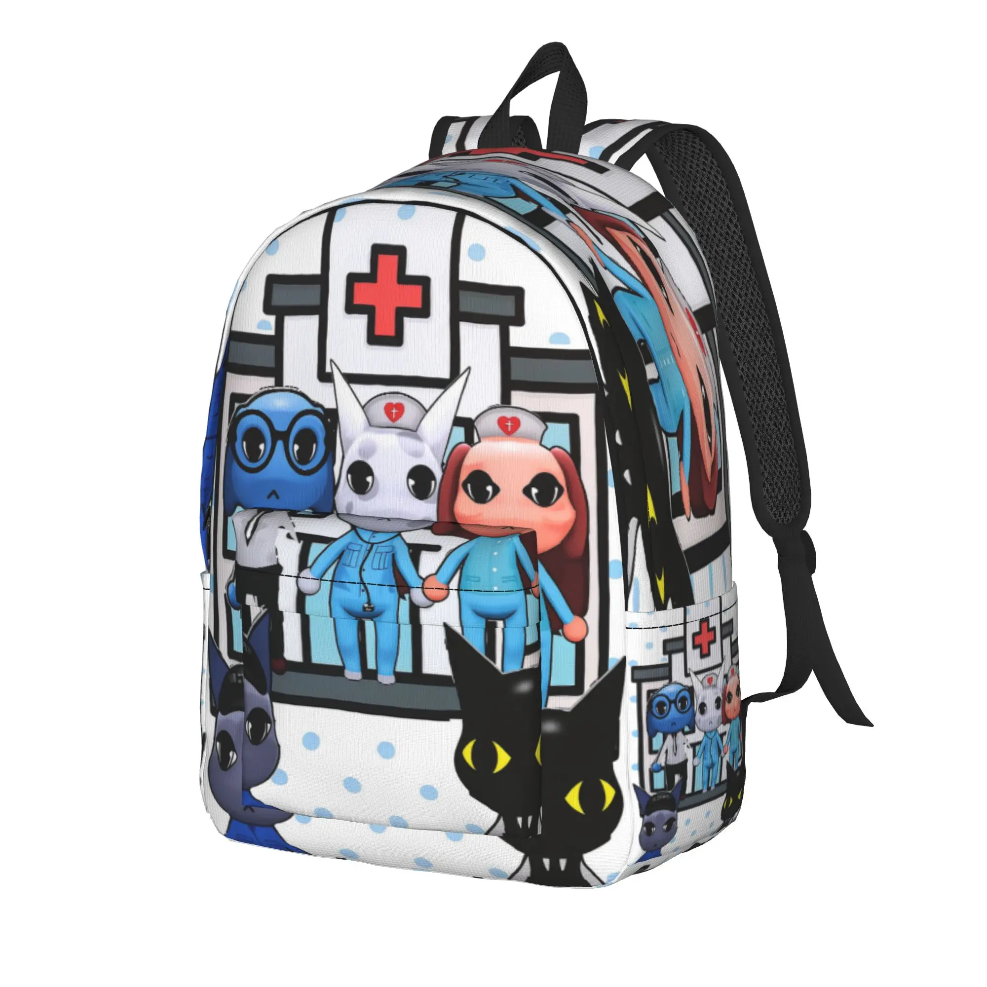 Horror Game Animals Hospitals Teenage Backpack Durable High School Business  Daypack for Men Women Laptop Computer Shoulder Bag