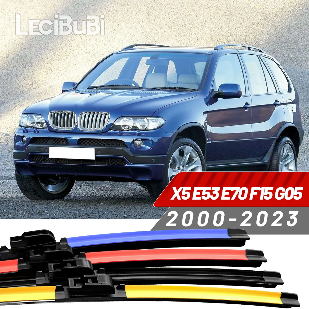 2 stücke Für BMW X5 E53 E70 F15 G05 2000-2023 2006 2011 2012 2013 2018 2019 Frontscheibe Wischer klingen Scheibenwischer