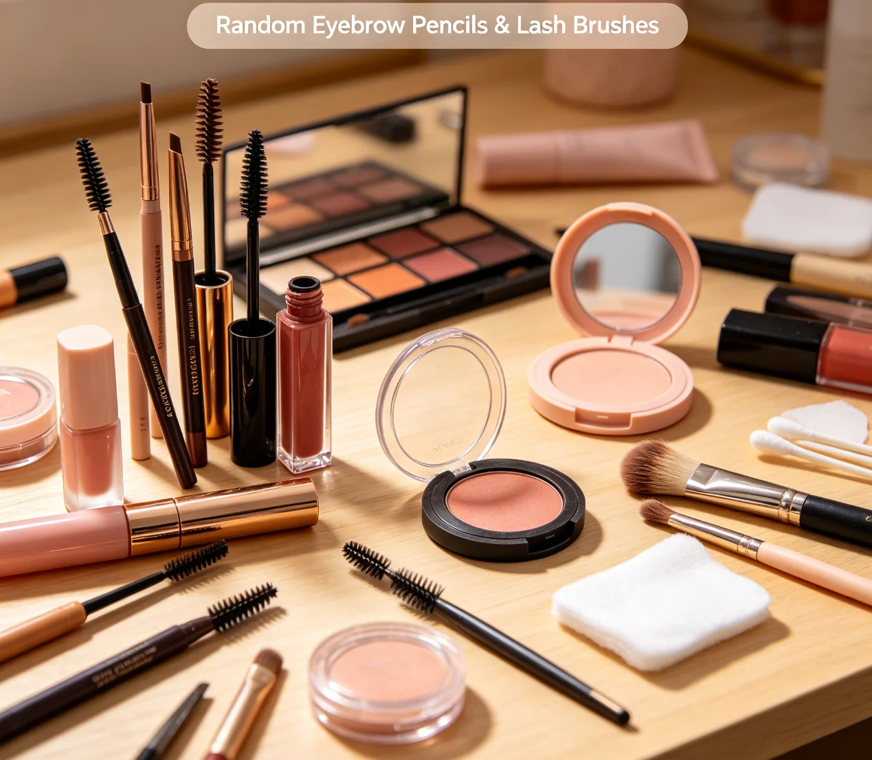 Random Makeup Surprise Blind Box Daily Cosmetic Eyebrow Pencil Eyelash Brush Lipstick Beauty Mystery Pack