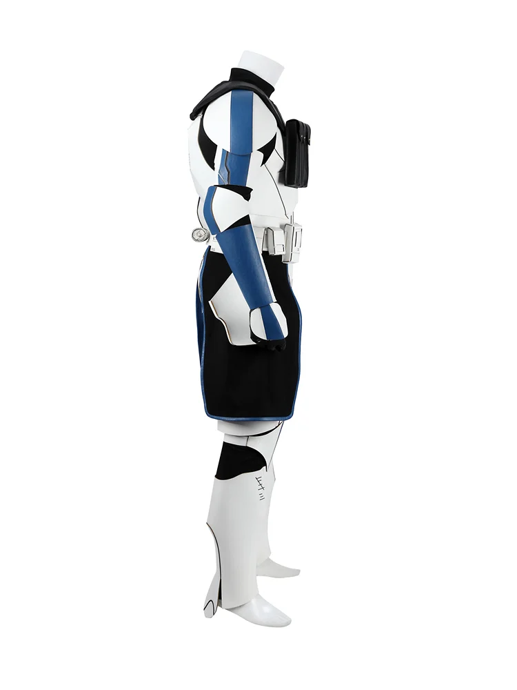 Movie Rex Cosplay Costume Men Captain Battle Suits Full Set Halloween Carnival Party Clothing