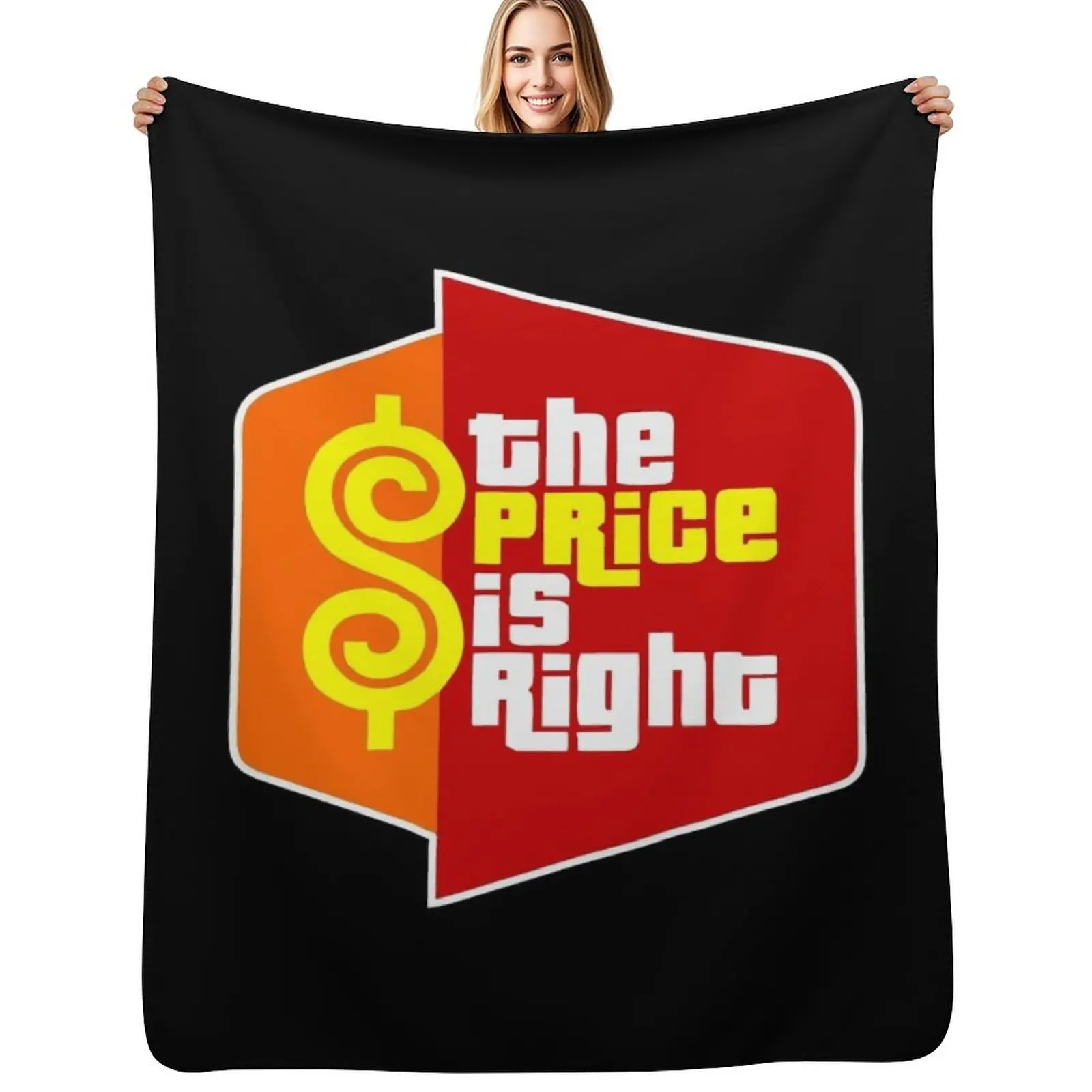 

The Price Is Right Throw Blanket blankets and throws Softest Flannel Fabric Luxury Blankets