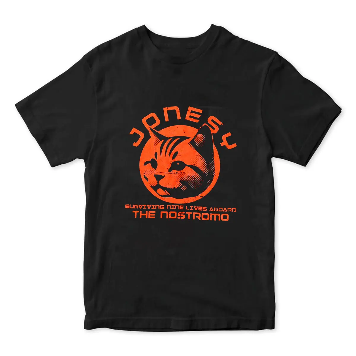 

RETRO ALIEN JONESY Surviving Nine Lives Aboard The Nostromo T-Shirt for man Lv-426 Horror Monster Predator Large size tops S-6XL