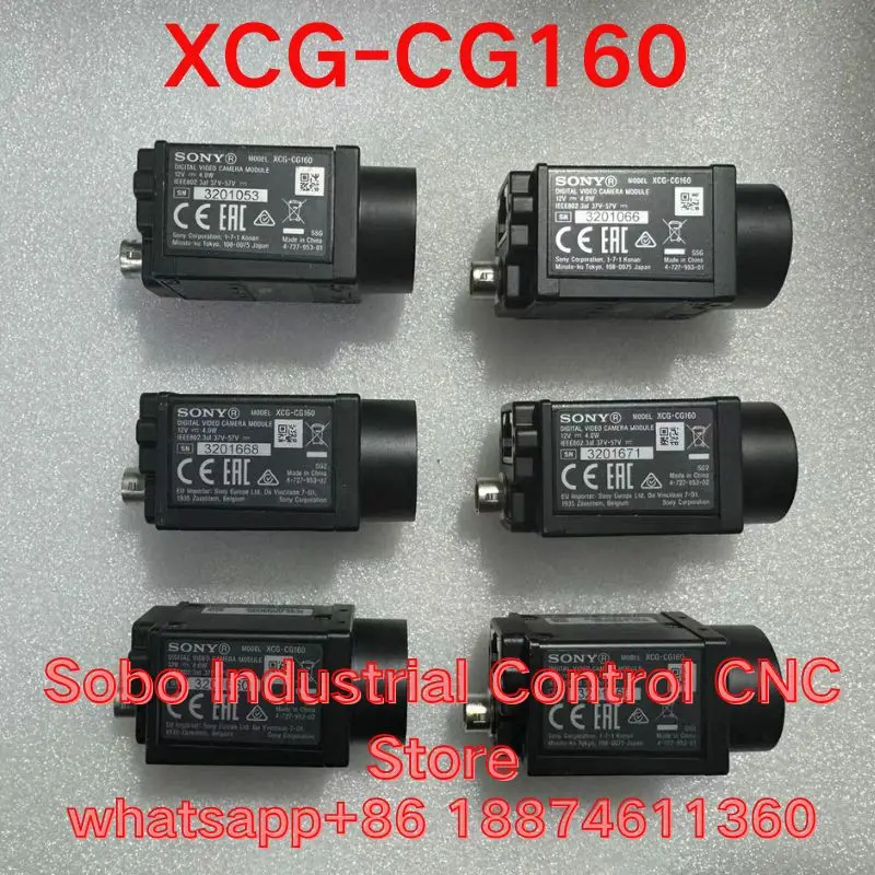 Second-hand test OK Industrial camera XCG-CG160  with 1.6 million pixels