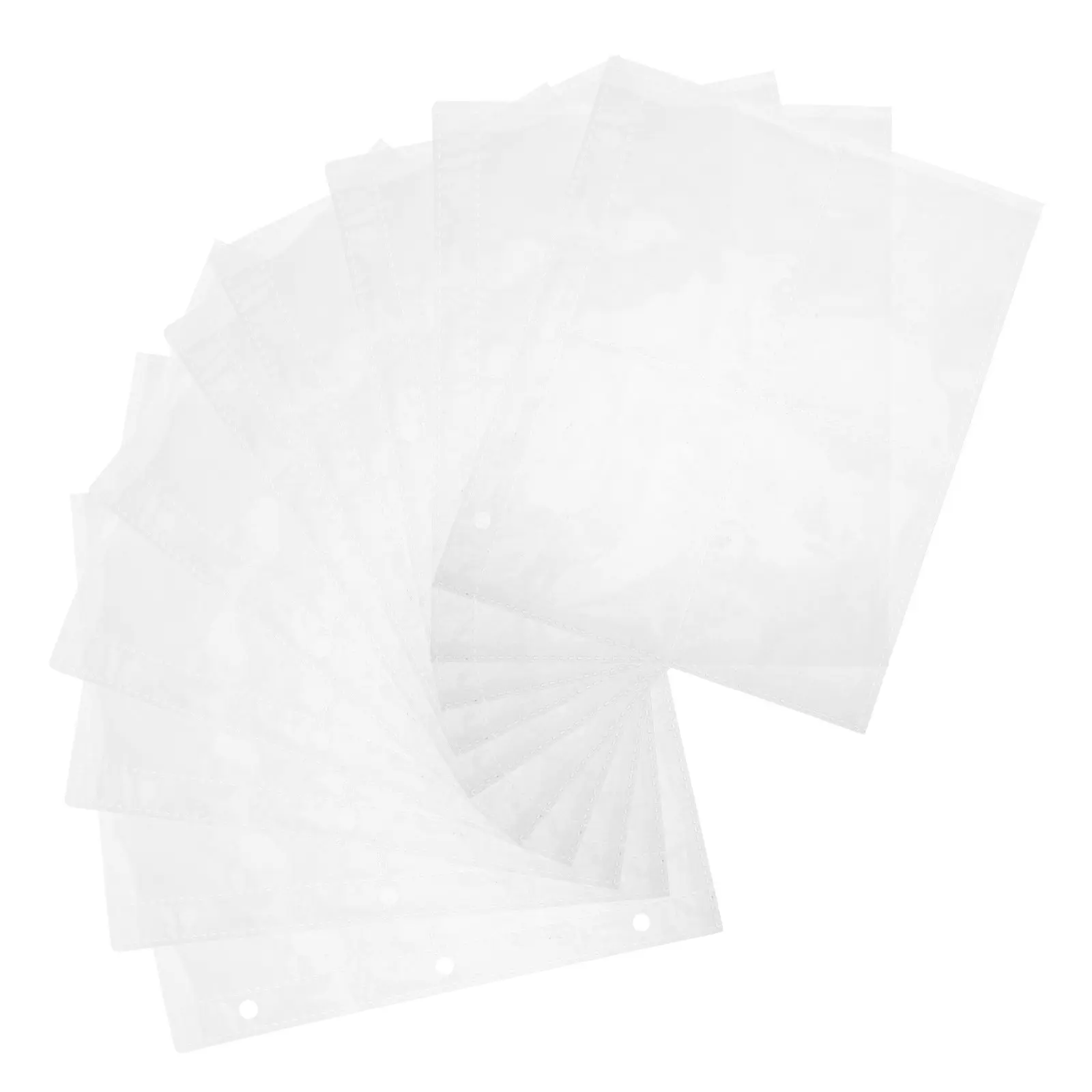 

10Pcs Clear Card Binder Inner Pages Refill Protective Plastic Sleeves Photo Card Pocket Sleeves for Trading Sports Cards