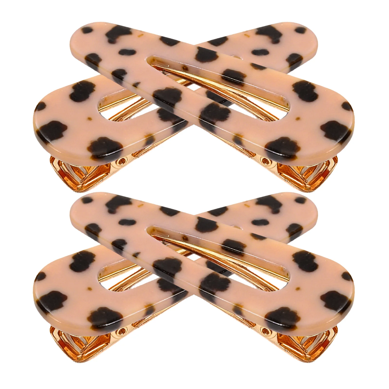 

4 шт. классических заколок для волос из янтаря в стиле ретро с узором в виде капель воды, надежные заколки для всех типов волос, для повседневного использования женщинами