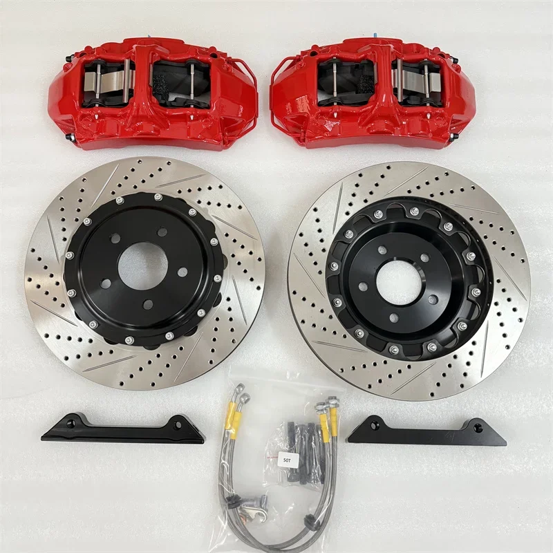 6 Piston 6 Pot Brake Caliper Brake Systems Big Brake Kit for A4 B5 A6 A5 A7 Au di TT Mk2 S3 A4 S5 B8 B9 A6 Q7 New A5