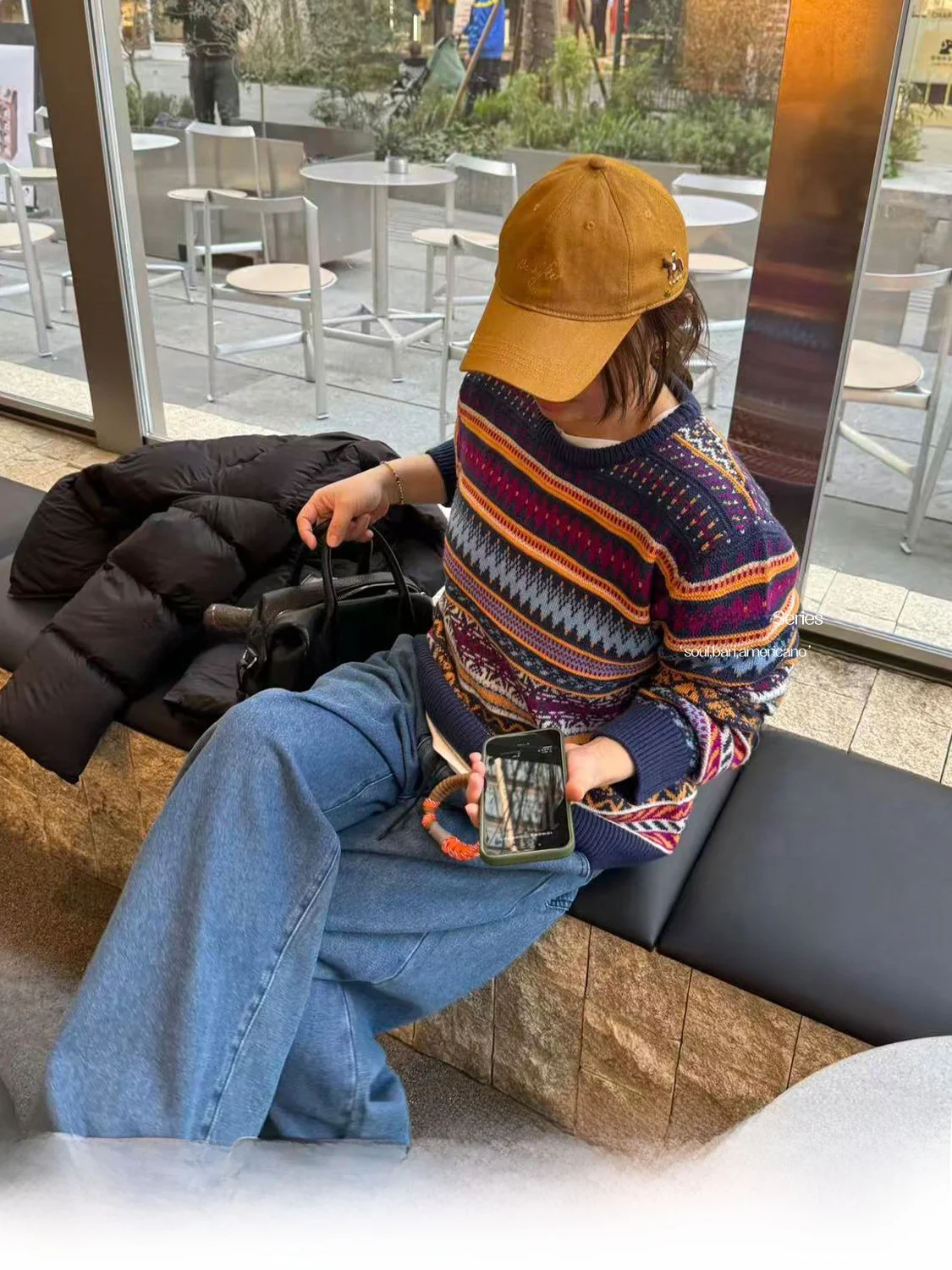 

Spring 2026 New Sle JGGU Crystal Label DTA Nordic Poem Ethnic Sle Overhead Sweater Women's Warm Long Sve Knitwear