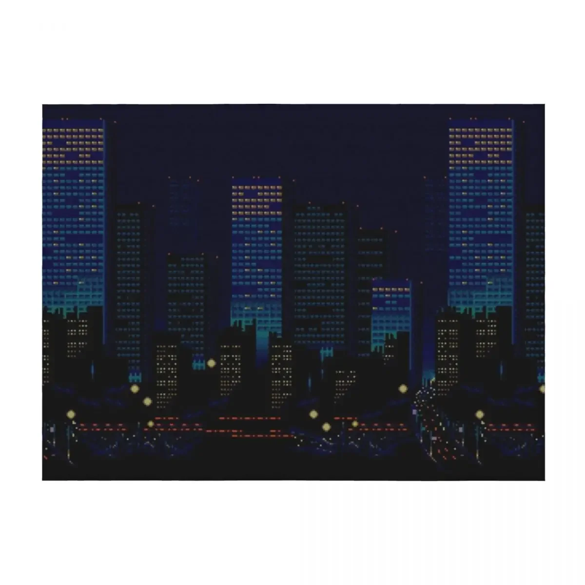 

Streets of Rage 16-Bit City Throw Blanket Bed linens Summer Luxury Vintage Blankets
