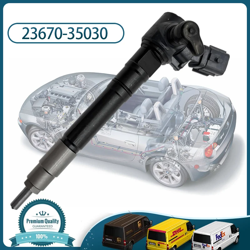 

23670-35030 Fuel Injector for Toyota Hiace Hilux 2.5D 2KD-FTV 2GD Truck Diesel Engine