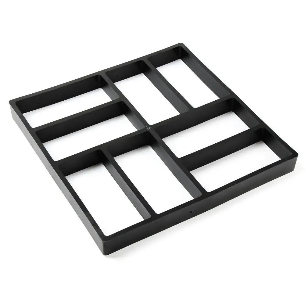 Reusable Lawn Decoration Variety Shapes Stone Road Paving  Cement Brick Maker Cement Mould DIY Garden Path Concrete Molds