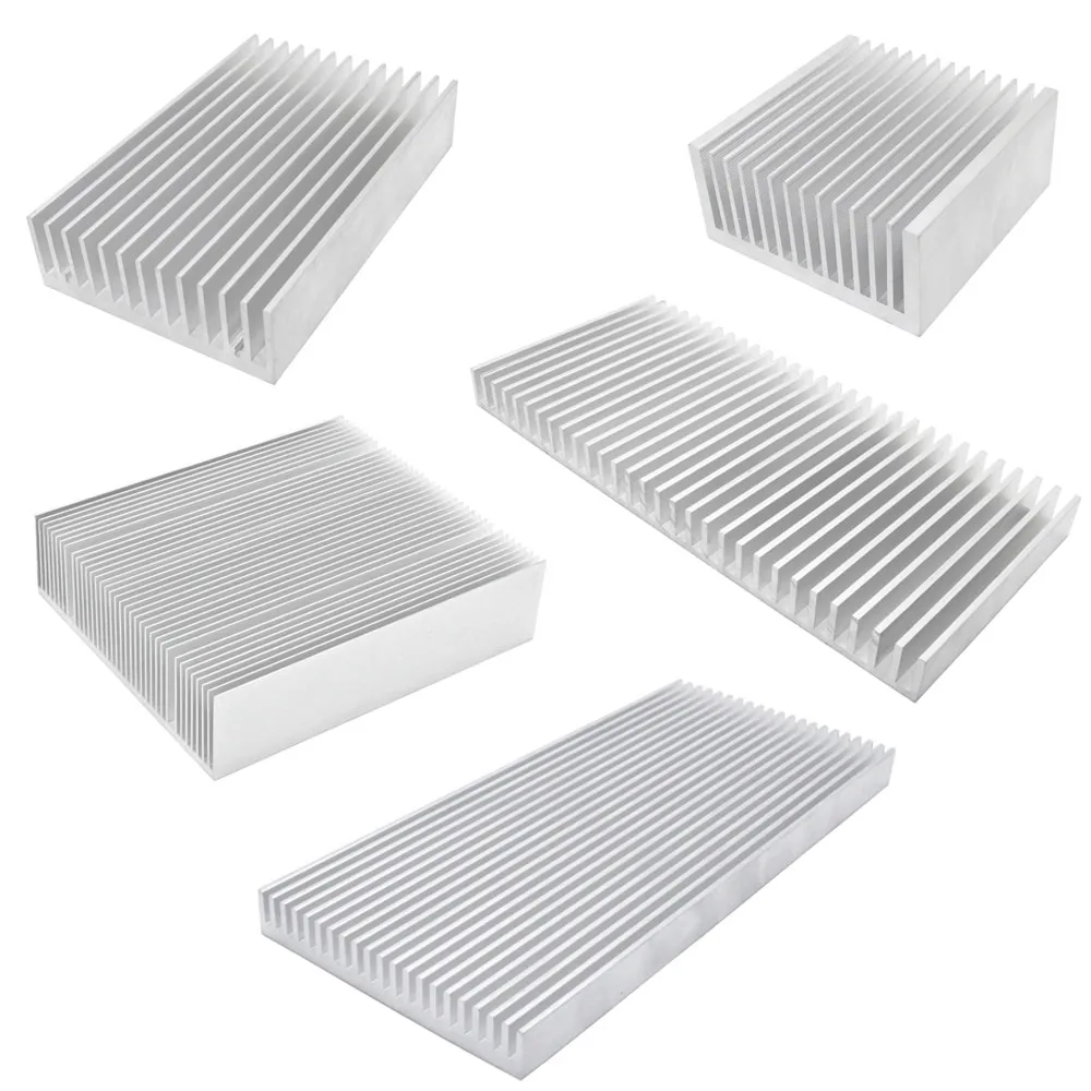 Extruded Large Aluminum Heatsink Heat Sink Radiator Cooler for LED Chip Electronic Integrated Circuit Cooling Heat Dissipation