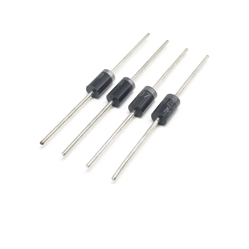 10pcs HER508/HER503/504 através do furo diodo de recuperação rápida MIC DO-27 5A1000V/5A 200V