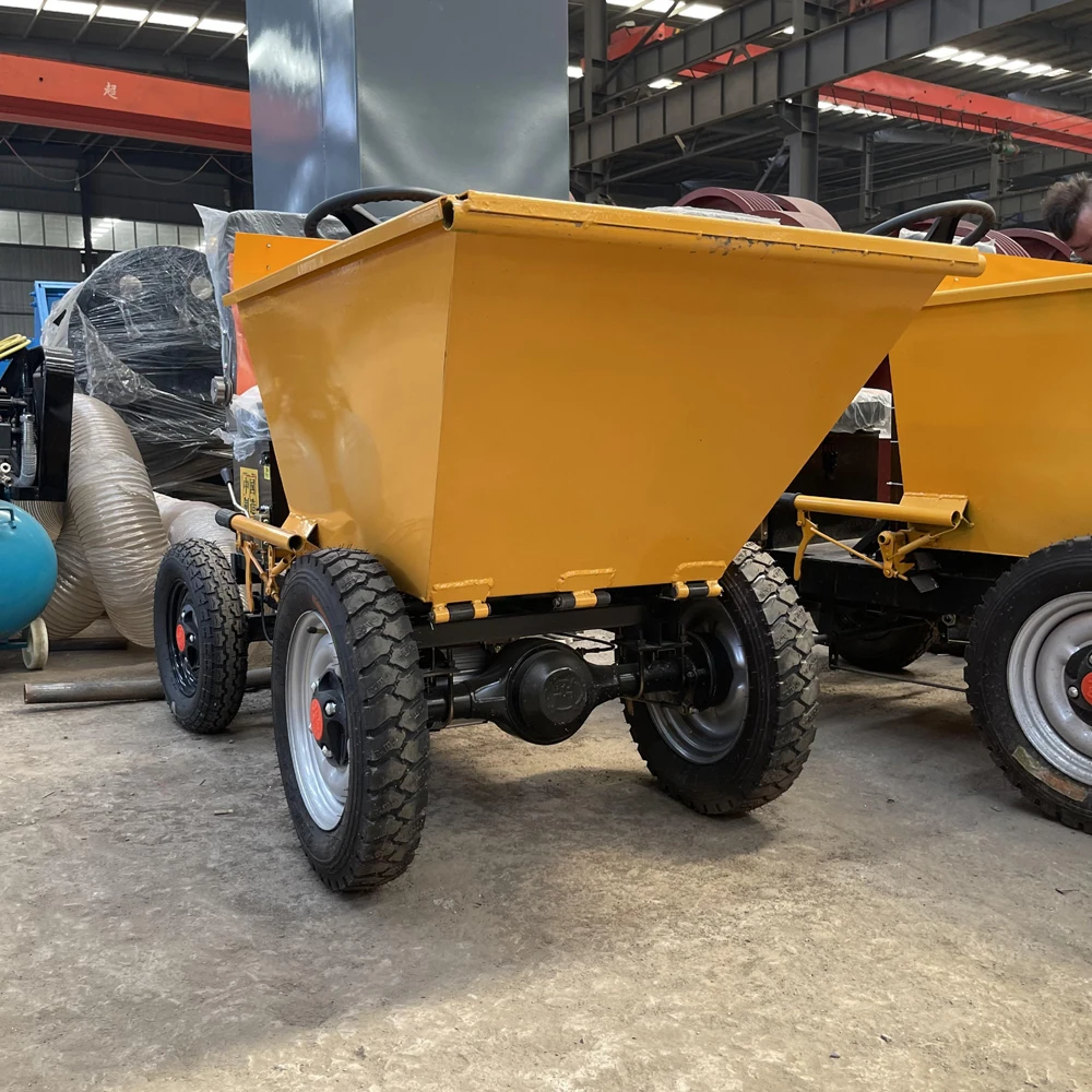 Loading 500KG 1200W 48V Battery Electric Motor Wheelbarrow Electric Power Wheel Barrow