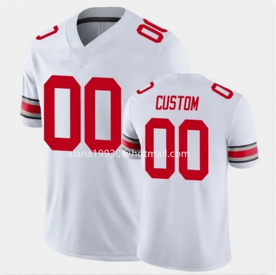 Customized Buckeyes Jersey Harrison JR. Stroud Henderson McCord Egbuka Stitched Jersey