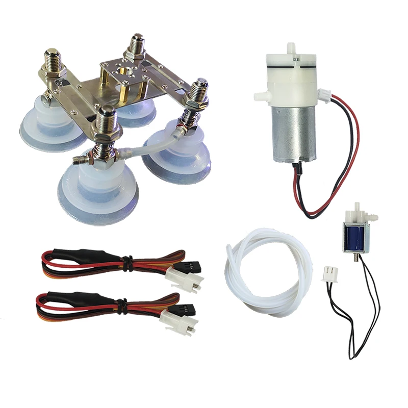 PWM elektroniczna ramię robota pompa powietrza 2/4 szt. Przyssawka podtrzymująca serwo MG996 do płyta sterowania programowalnego zestawy DIY robota