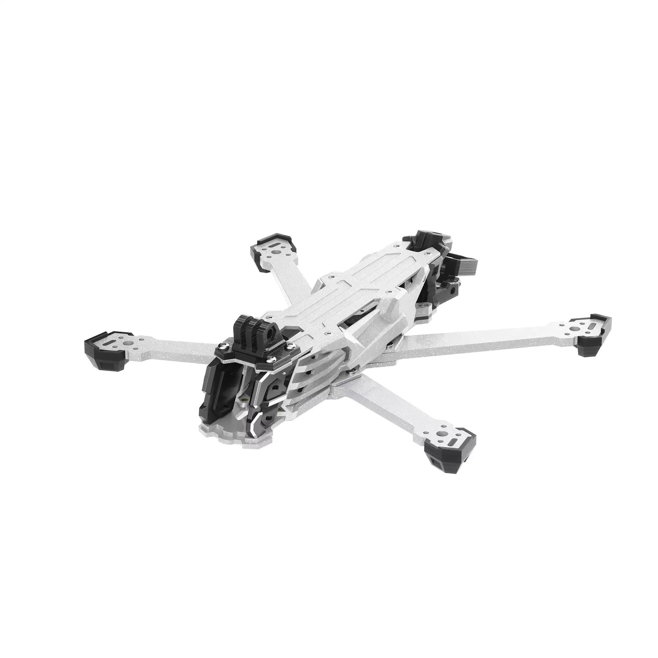GEPRC GEP-Vapor O4 Pro Holographic White Frame, D5/X5/X6 Versions 230/238.4/254.5mm Wheelbase Carbon Fiber FPV Frame