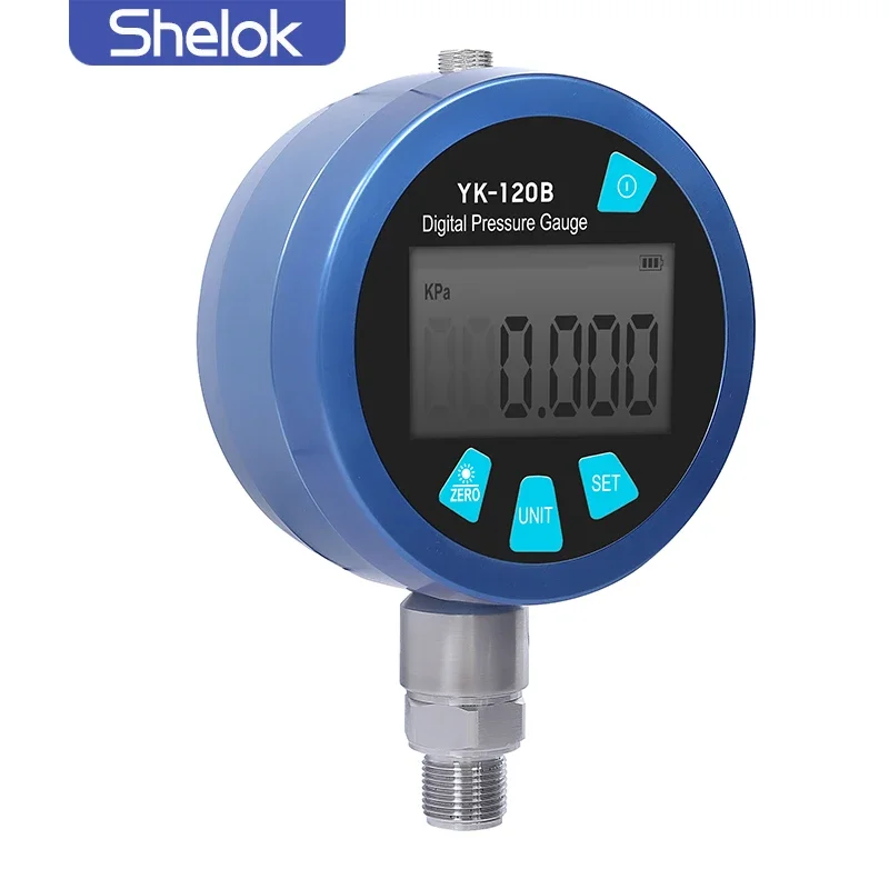 Yk120B laboratory Industrial Air Differential Manometer Gas Digital 250 Bar Electric Contact 3000 Psi Pressure Gauge