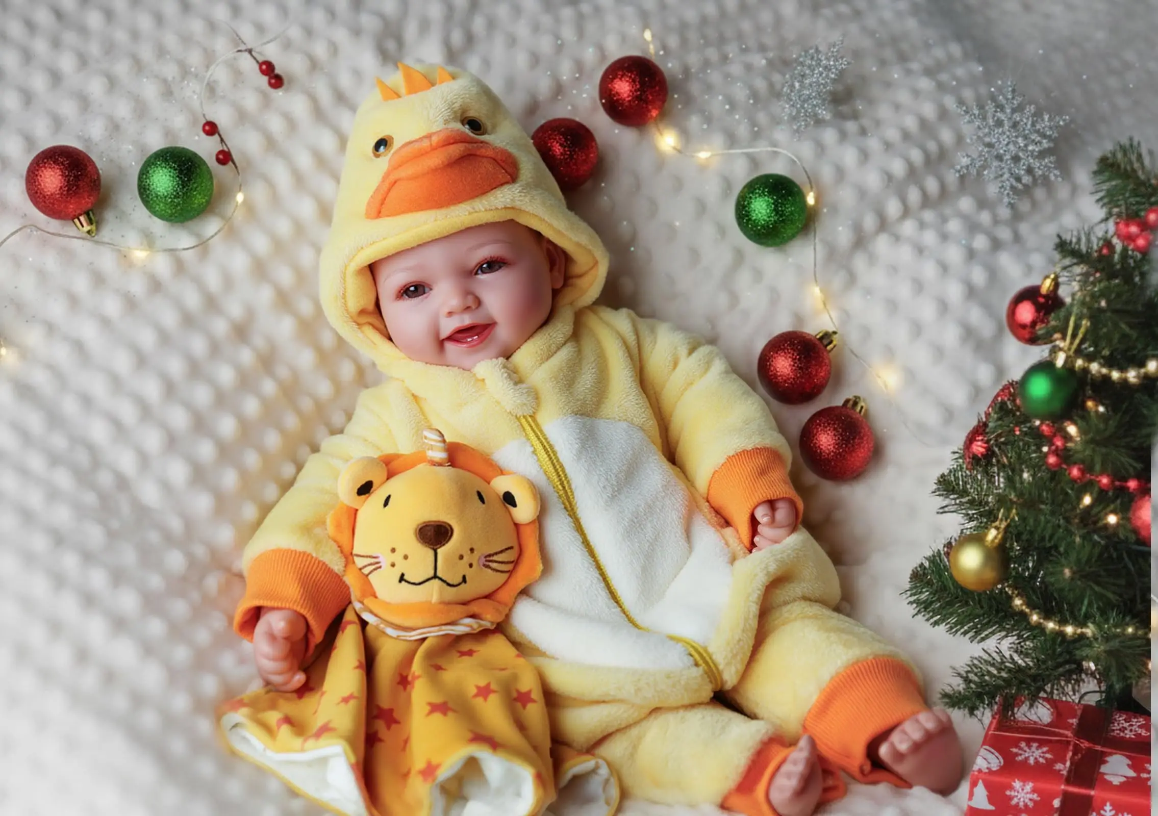 BABESIDE Lekki zestaw lalek dla dzieci – Realistyczna, miękka lalka o wysokości 38 cm dla dziewczynek, łatwa do przenoszenia i przytulania – Zabawa w udawanie i prezent dla maluchów