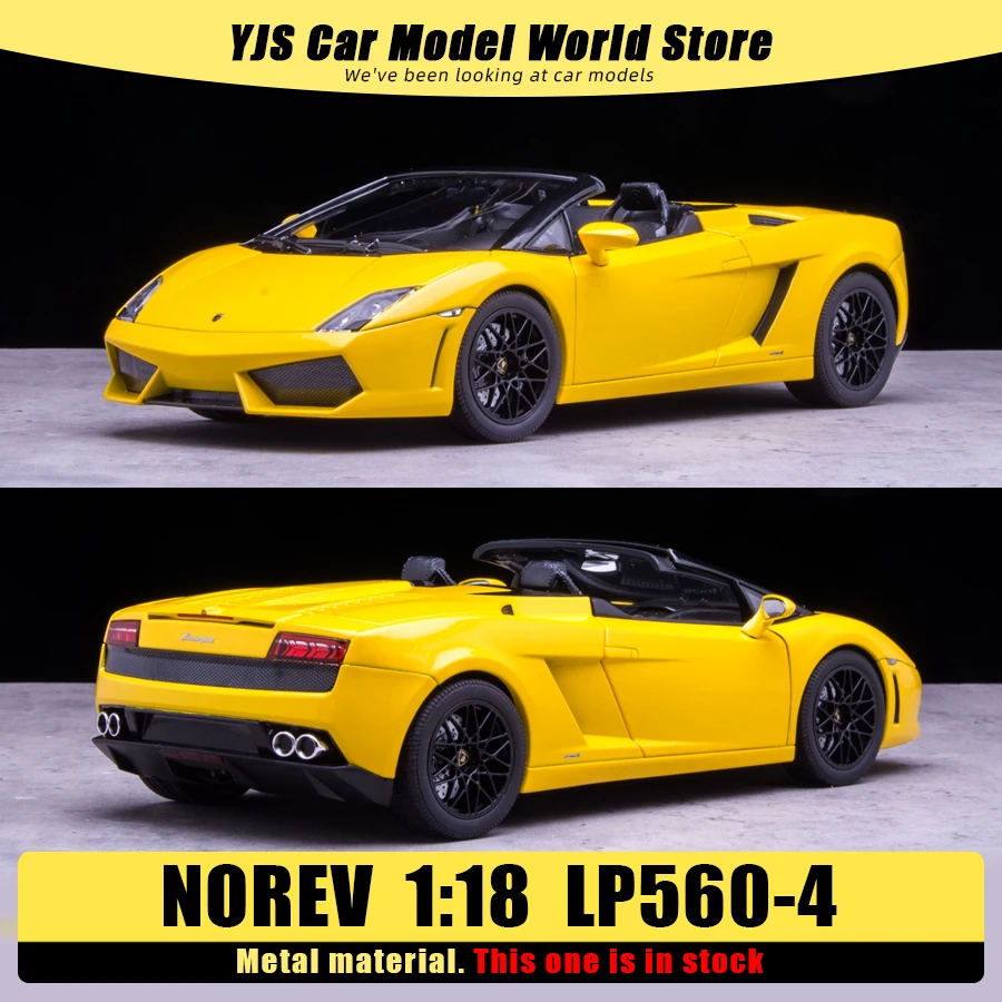 NOREV Diecast model 1:18 LP560-4 Gallardo Car model metal   Birthday present Send a boyfriend Static ornament
