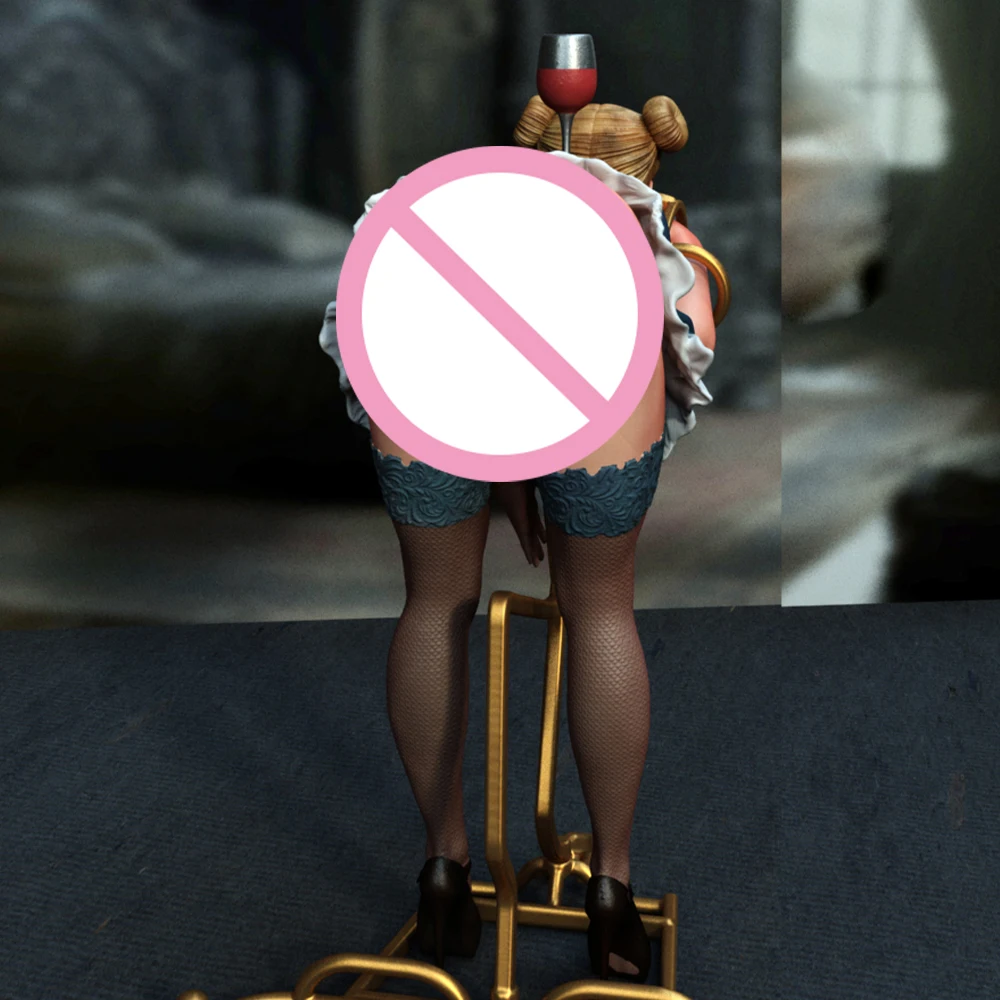 1/24 NSFW Meid Sexy Meisje Hars Beeldje Speelgoed Ongeverfd GK Pop Ongemonteerd 3D Print Assembly Miniatuur Reductie Standbeeld Speelgoed