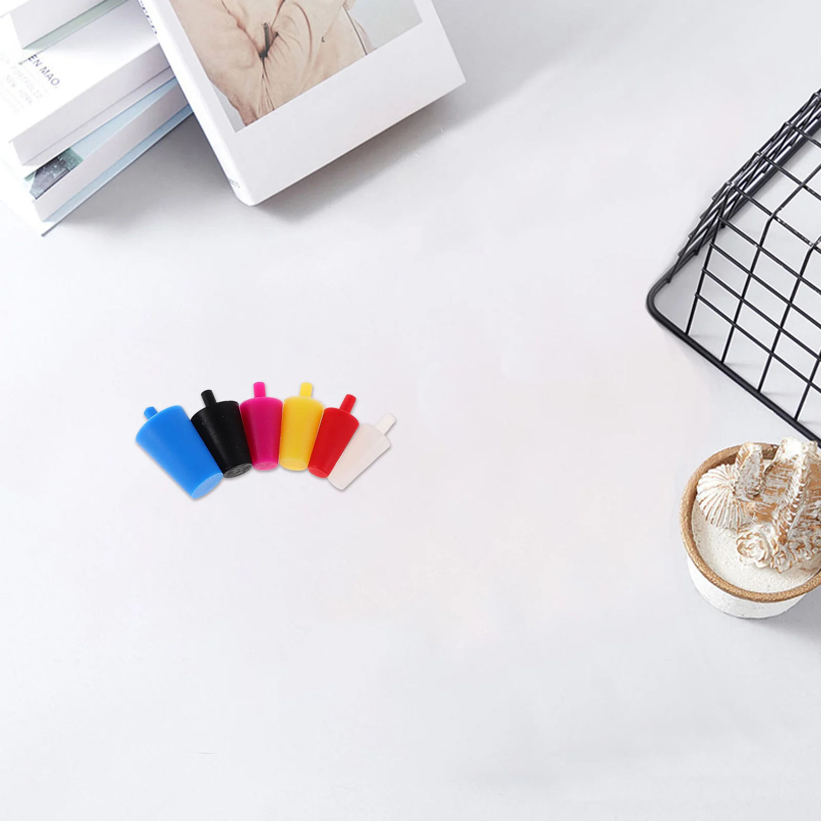 

60pcs Silicone Seal Plug: Elastic Fit High Temp Resistant Tapered Stopper For Lab Industrial Coating Pipe Holes Test Tube Wine