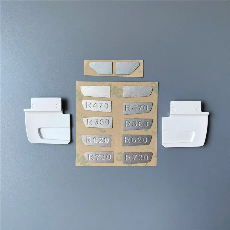 1:14th Scale Simulation Spoiler with Metal Wheel Eyebrow Patch for Tamiya RC Truck SCANIA R730 R620 R470 R560