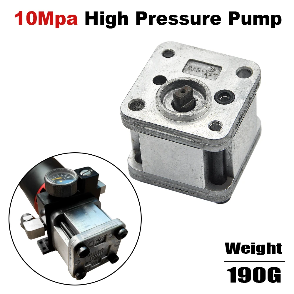 10MPa Hydraulic Metal Gear Oil Pump For RC Hydraulic Excavator Loader DIY Toy Model High Pressure Pump Parts