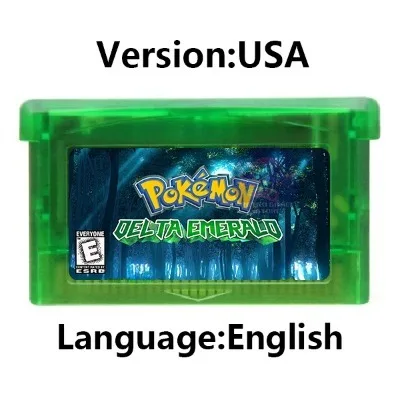 GBA Game Cartridge Pokemon Series Crown Flory Sky Unbound Quetzal geglazuurde Gaia Emerald Legacy videogameconsolekaart