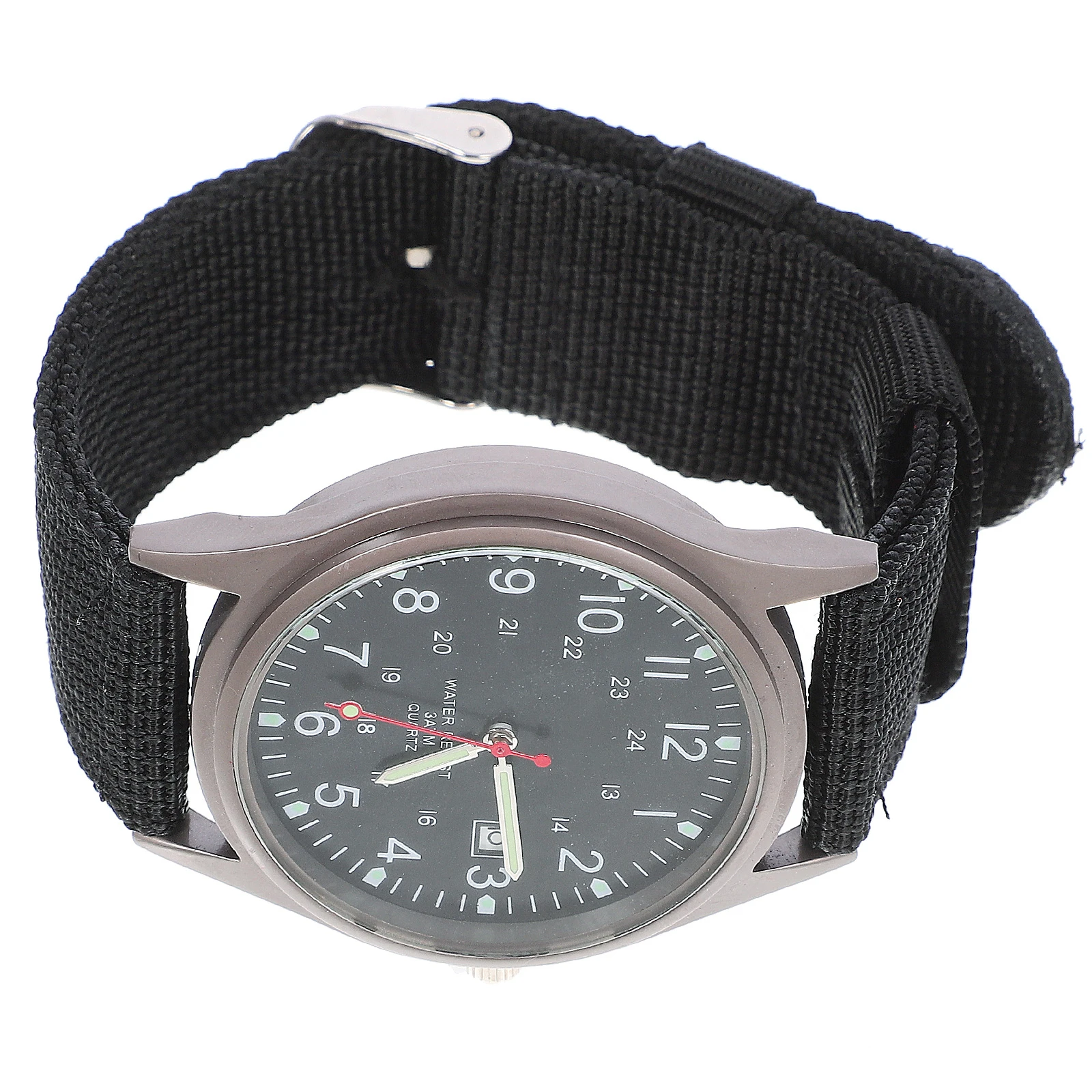 

Quartz Watch Strap Canvas Band Wrist Men Fashion Durable High Grade Material Fashion Wrist Watch For Men Calendar Dial Gift