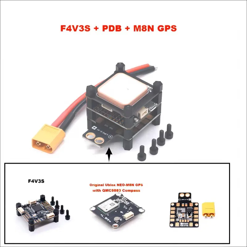 BCUBE F4 V3 F4 V3S M8N GPS LC Betaflight Flight Controller Board Barometer OSD TF BN880 Quadcopter RC Drone FPV Racing