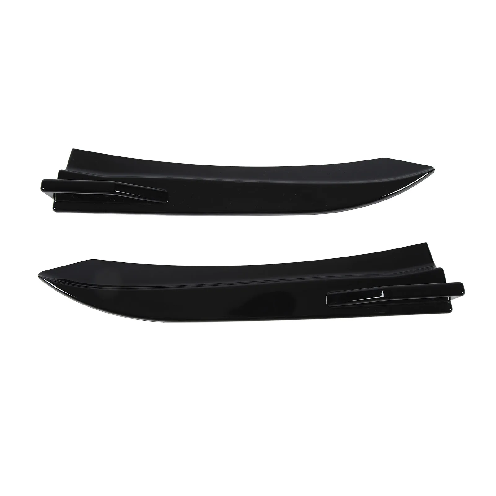 

2Pcs Car Rear Bumper Splitter (Glossy Black, Side Spoiler) - Compatible with BMW 3 Series F30