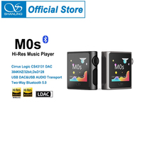 SHANLING M0S Mini HiFi Music Player MP3 CS43131 USB DAC AMP Two-Way Bluetooth 5.0 LDAC/aptX/AAC/SBC Hi-Res Audio PCM384 DSD128