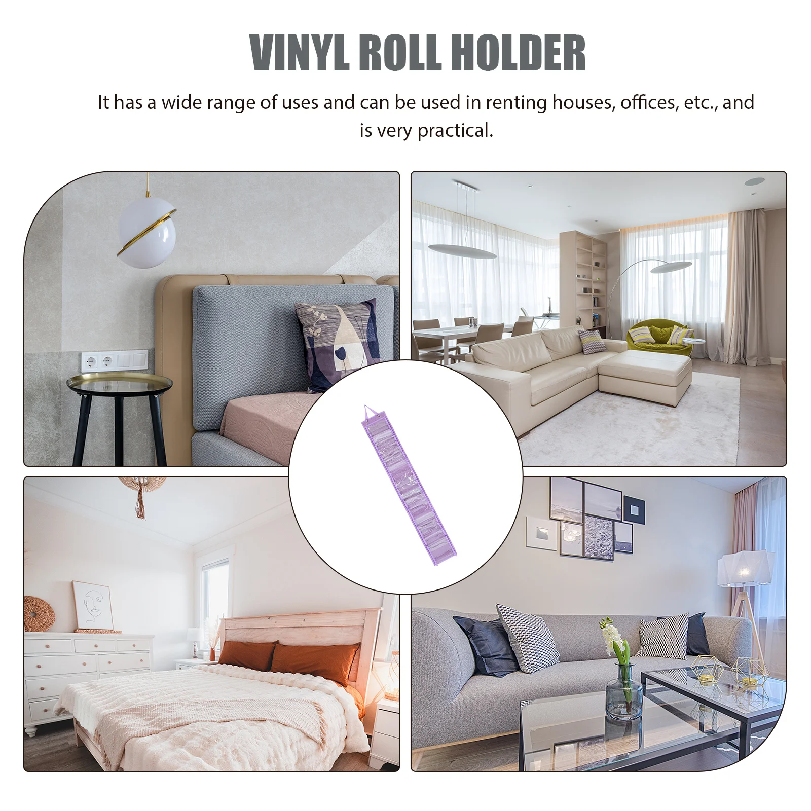 

Hanging Vinyl Holder Multi-Layered Storage Pouch Durable Oxford Cloth Waterproof Efficient Space Usage Organizer