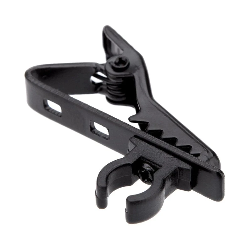 Universal Mic Metal Clips Protable Lavalier Microphone Clip Lapel / Collar / Clothes Tie Microphones Holder Mount Clamp
