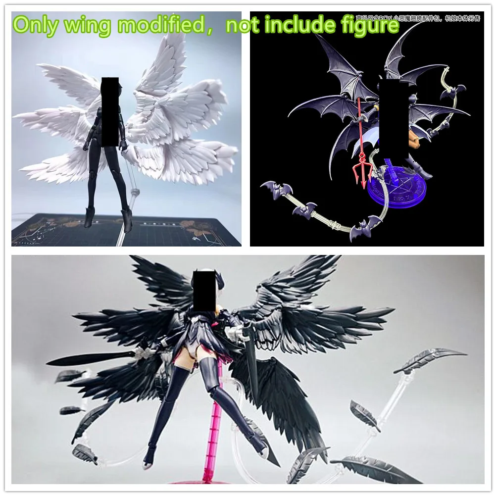

RCW model six Wings & feather modified parts effect for Angel Devil MS Girl MG model NR001 *