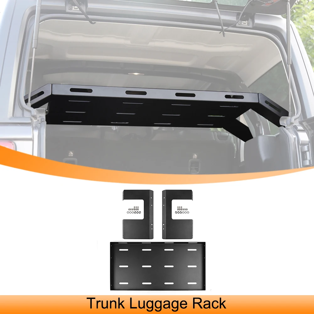 

Car Trunk Luggage Rack Trunk Storage Rack Luggage Shelf Bracket for Jeep Wrangler JK 2007-2017 JL 2018-2025 Accessories Parts