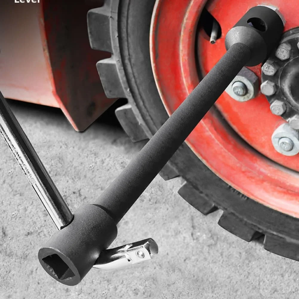 Chrome-Plated Double-Ended Tire Socket Wrench Heavy-Duty High Carbon Steel For Tires Wrench Auto Repair Tools ﻿Accessories